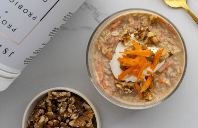 Carrot Cake Overnight Oats – JSHealth