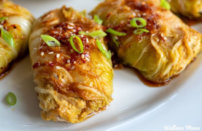 asian cabbage rolls
